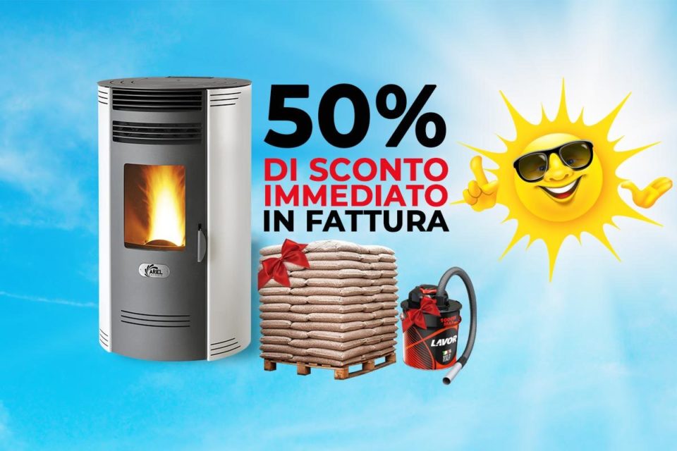 Sconto in fattura stufe a pellet